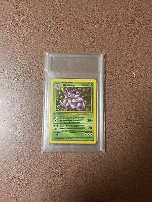 Pokemon Card - Nidoking 1999 Unlimited Base Set Ultra Star Rare Holo 11/102 LP • $20