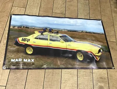 MAD MAX Movie Poster Banner Police Car Model MFP 1974 Ford Falcon XB Interceptor • $39.90