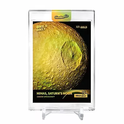 MIMAS SATURNS MOON Holo GOLD Card 2023 GleeBeeCo #MMCS-G 1/1 • $95.20