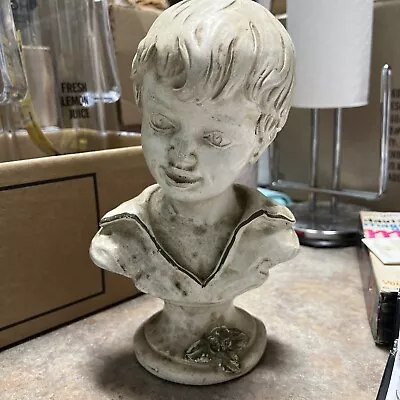 Universal Statuary Corp Chicago Boy 1962 Vintage Statuette Bust • $23.99