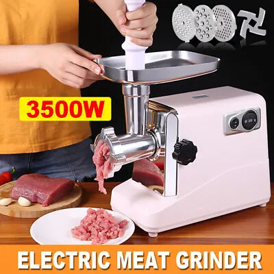 3500w Commercial Electric Meat Grinder Sausage Maker Mincer Stuffer Heavy Duty • $66.32