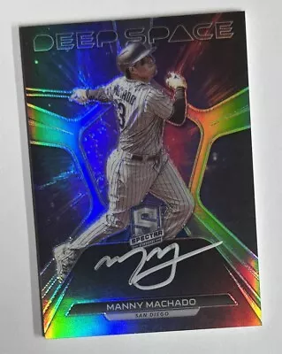 2022 Panini Spectra Deep Space Manny Machado Auto #DSS-MM • $45