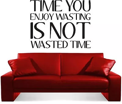 John Lennon Wasting 1 Lyrics Quote Music Wall Art Vinyl Sticker Bedroom Home Diy • £30.99