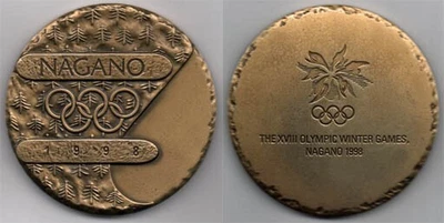 $125 • Buy 1998 Nagano Olympic Participation Medal