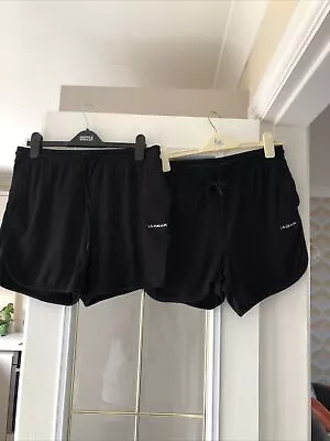 Ladies La Gear Size 14 Black Sweat Shorts • £2.50
