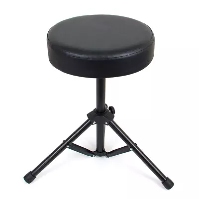 Drum Throne Stool Deluxe Thick Padded Foldable Seat For Drum Practice Kmise • $88.41