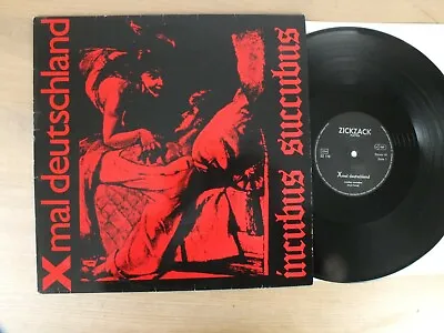 X Mal Deutschland ‎– Incubus Succubus  Zickzack ‎ ZZ 110   12  Maxi  Vinyl Mint- • £81.95