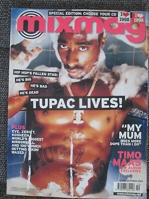 Mixmag Magazine 125 October 2001 Tupac Zero 7 Timo Maas Ibiza Technics DJ • £14.99