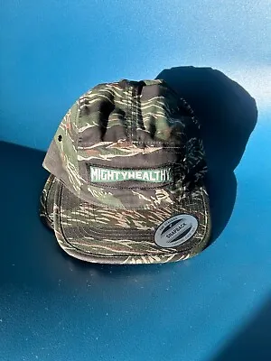 Mighty Healthy 5 Panel Camouflage Hat Cap Strap Back One Size Adjustable DAD • $29