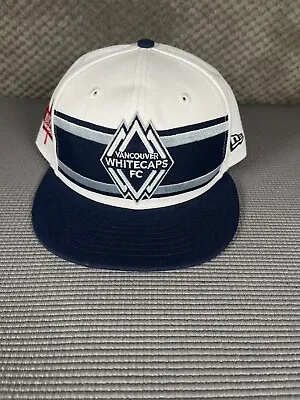 New Era Vancouver Whitecaps White/ Blue Fitted Hat 7 3/8 1979 Champions • $21.99