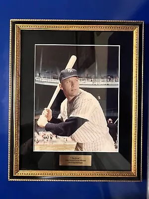 Mickey Mantle Autographed Photo 8 X 11Framed NY Yankees Autograph • $79.99