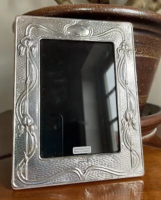 Sterling Silver Photo Frame 5. 5 Inch X 7.5inch Art Nouveau Style London • £65
