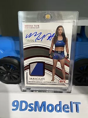 Miesha Tate 2023 Immaculate UFC #/25 Fighter Worn Memorabilia Autograph • $59.88