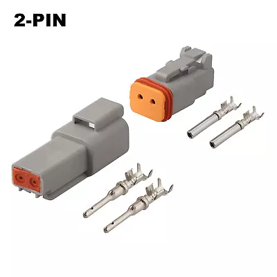 2/3/4/6/8/12 Way Pin Fits Deutsch DT Series Complete Automotive Connector Kit UK • £5.99