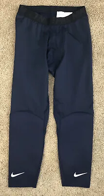 Nike Pro Basketball Tights 3/4 Navy Russell Westbrook Custom Athlete AH9324-451 • $49.99