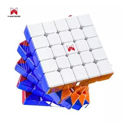QiYi X-MAN Hong 5x5 M ( Ball-core Uv Core Uv Coated ) Magnetic 5x5 Magic Cube • $49.95