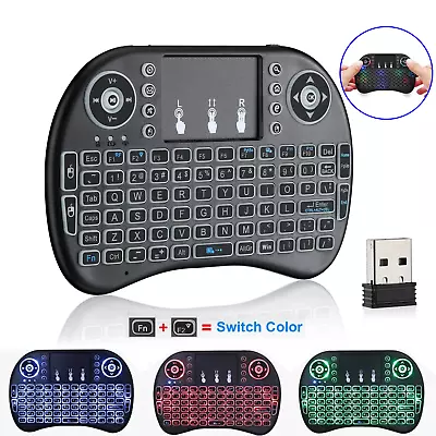 2.4G Air Mouse With Touchpad Mini Bluetooth Keyboard • $14.99