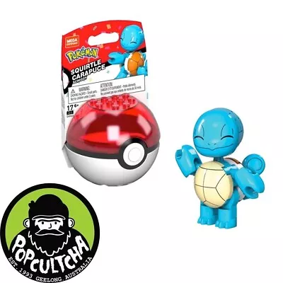 Pokemon - Squirtle 2022 Pokeball Construction Set Mini Figure (17 Pieces)  New  • $22.49