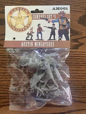 Austin Miniatures Cowboys Set #1 Am001  Brown • $29.99