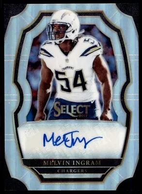 Melvin Ingram 2017 Panini Select Signatures Prizm Silver Card Autograph Auto • $6.90