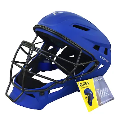 Easton Elite X Baseball/Softball Catchers Helmet With Tags Large 7 1/8  - 7 1/2  • $139.97