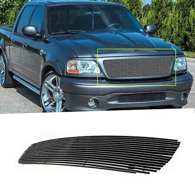 Polished Billet Grill For 1999-2003 Ford F-150/Lightning/Harley Davidson Grille • $79.99