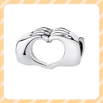 Authentic Hands In Love Dangle Charm 925 Sterling Silver Women Bracelet Charm • $15