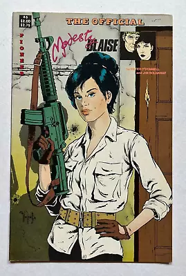 The Official Modesty Blaise #6 Fine/Fine+ Pioneer Press 1988 • $5.99