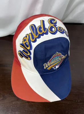 Vintage World Series 1997 Hat Swirl Twins Enterprise Snapback Cap MLB Rare • $39.99