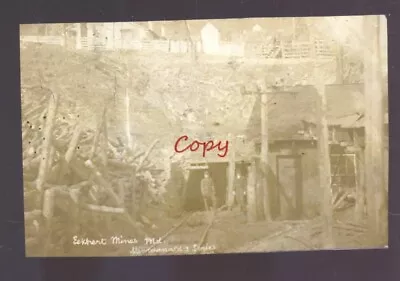 Real Photo Eckhert Maryland Eckhert Mines Mining Postcard Copy Md. • $11.99