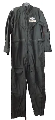 USAF VTG Mans 44R CWU-27/P Flying Coverall Flight Suit 70s 1972 Sage High Temp • $79.98