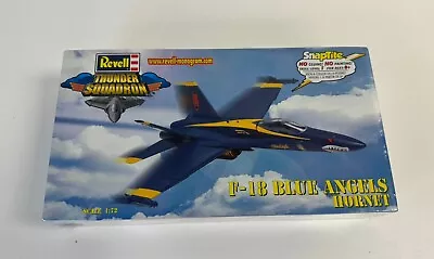 Revell Snap Tite Blue Angels F-18 Hornet Fighter Jet 1/72 Model NEW & Sealed • $18.99