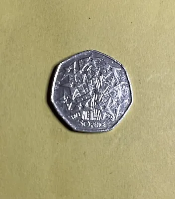 1998 Presidency Of The European Union 50p. Circ. In Extremely Fine Condition  • £5