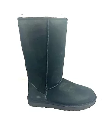 UGG Womens Classic Tall II Boot Black Size 8 M • $175