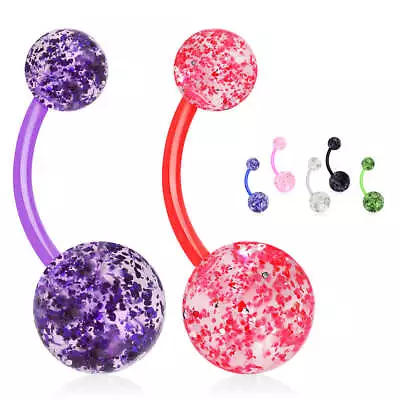 Glimmer With GLITTER UltraComfort Belly Bar • $5.99