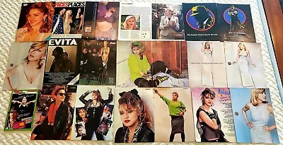 MADONNA Pinup Poster Clipping Collection Music Magazines Vintage 1980s 1990s Lot • $16.99