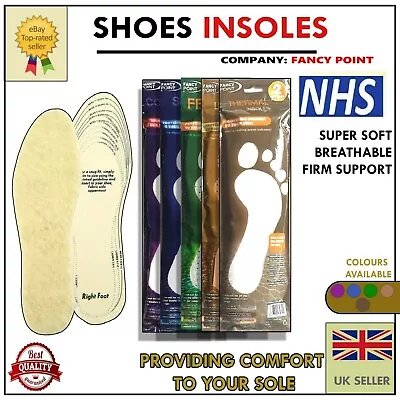 £3.29 • Buy 4 X Shoe Insoles Insert Extra Comfort Sports Anti Odours Mens Women UK Size 3-11