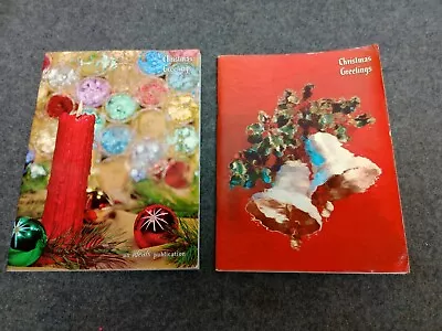 Vintage Ideals Christmas Greetings Ideals Booklet - Lot Of 2 - 1963 & 1964 • $12.50