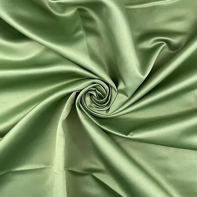 Matte Duchess Bridal Satin Fabric For Dressmaking Wedding Quilting Sewing • £5.99