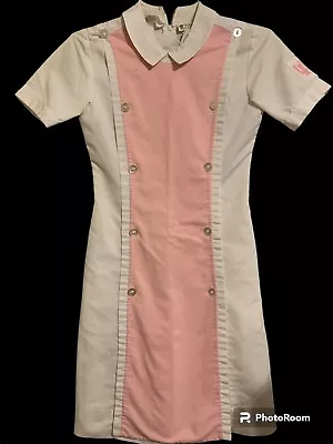 Vintage Snowhite Milwaukee Nurse Dress Uniform Removable Apron • $75