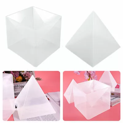 £13.06 • Buy 15cm Large Pyramid Shape DIY Silicone Mould Resin Epoxy Casting Jewelry Mold UK