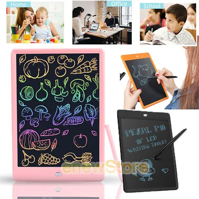 13.5 /10  LCD Writing Tablet  Boards Magic Drawing Pad Kids Preschool Education • $19.93