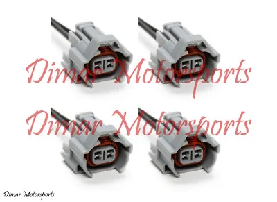 4 Female Fuel Injector Connector Electrical Plug Pigtail • $14.99