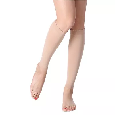 Footless Compression Socks Women Men 30-40 MmHg Medical Running Travel Pregnant • £21.75