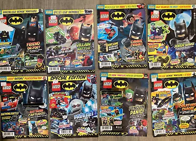 Lego Batman Magazine Bundle X 8 Issues 2020-2021 - Figures NOT Included • $24.95