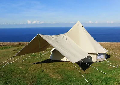 UNISTRENGH Sunshade Waterproof Awning For Canvas Bell Tent Awning Glamping • $199.99