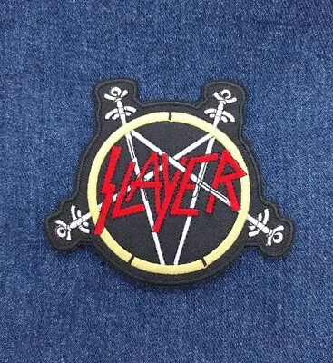 Heavy Metal Band Slayer Inspired Iron On Patches Rock Band DIY Clothing Sticker • $7