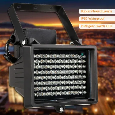 £20.04 • Buy 96 LED Infrared Night Vision IR Light Illuminator Lamp Fr CCTV Camera Black S5S0
