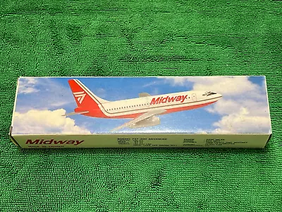 Midway Airlines Boeing 737-200 Plastic Model Kit 1984-1993 Long Prosper Enterp. • $30