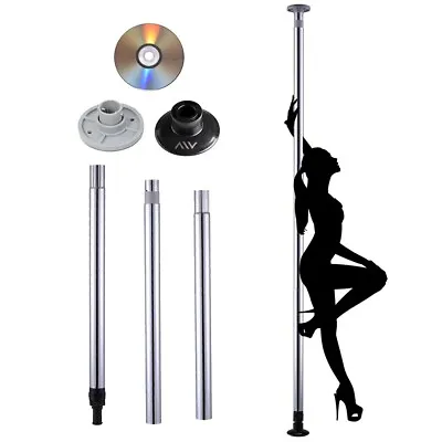 $105.99 • Buy 120cm*260cm Dancing Pole Static Dancing Height-Adjustable Safety & Stability